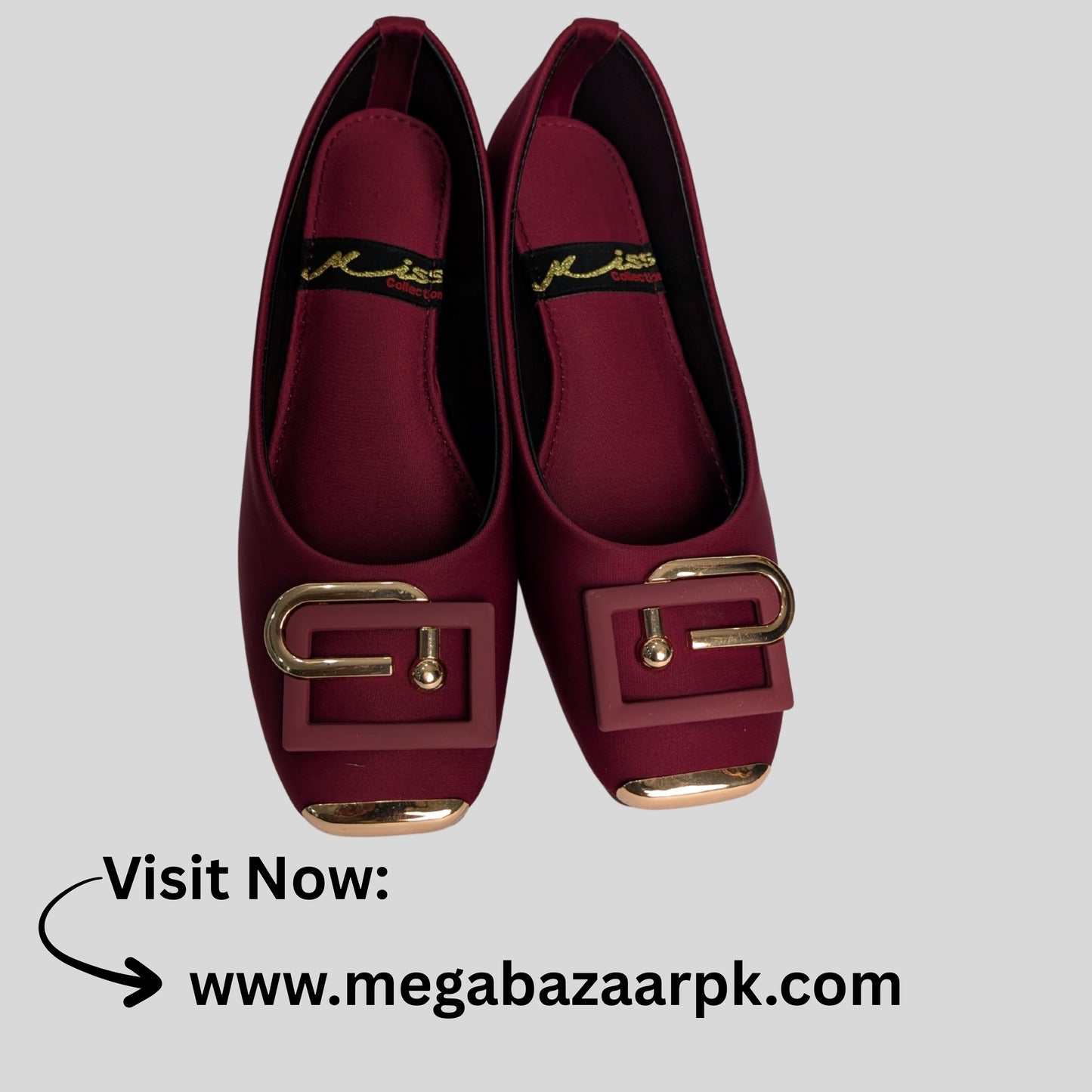 Elegant Maroon Women’s Flats