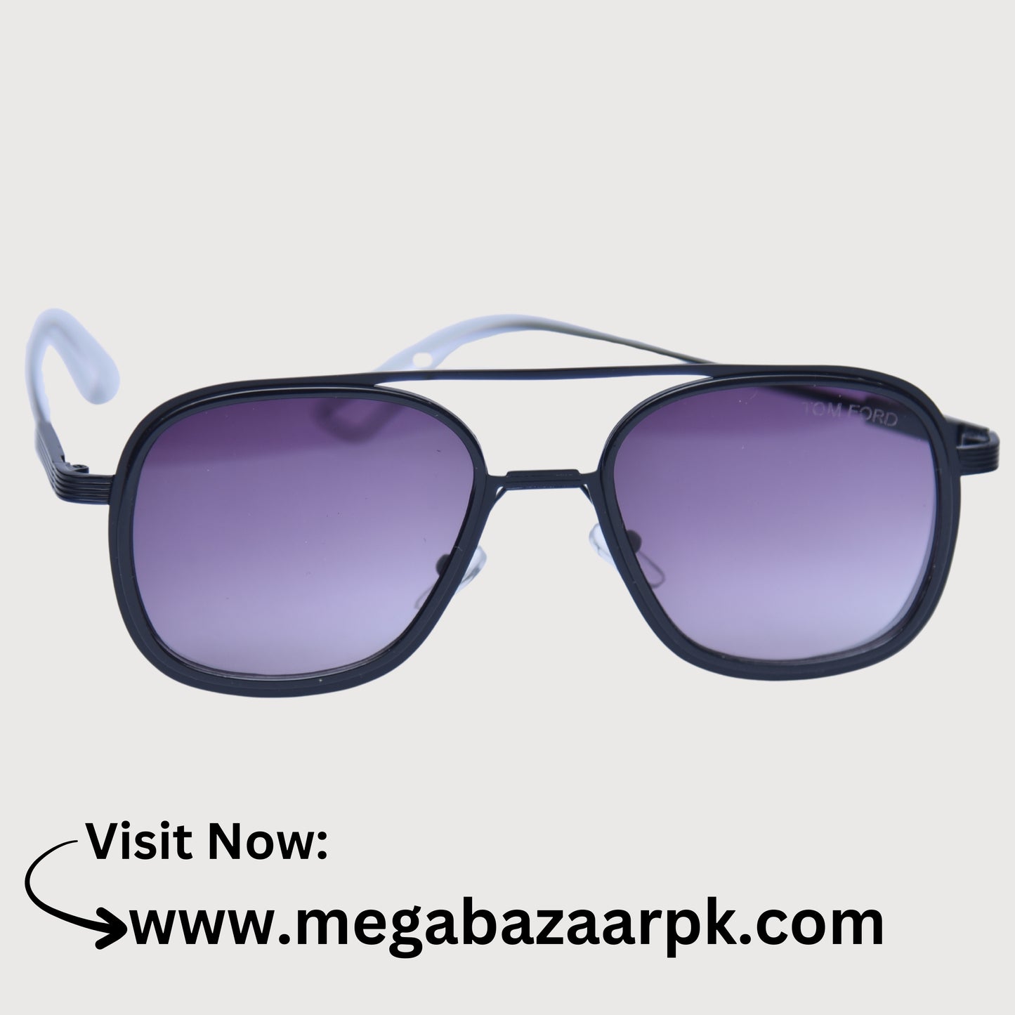 Modern Square Gradient Sunglasses