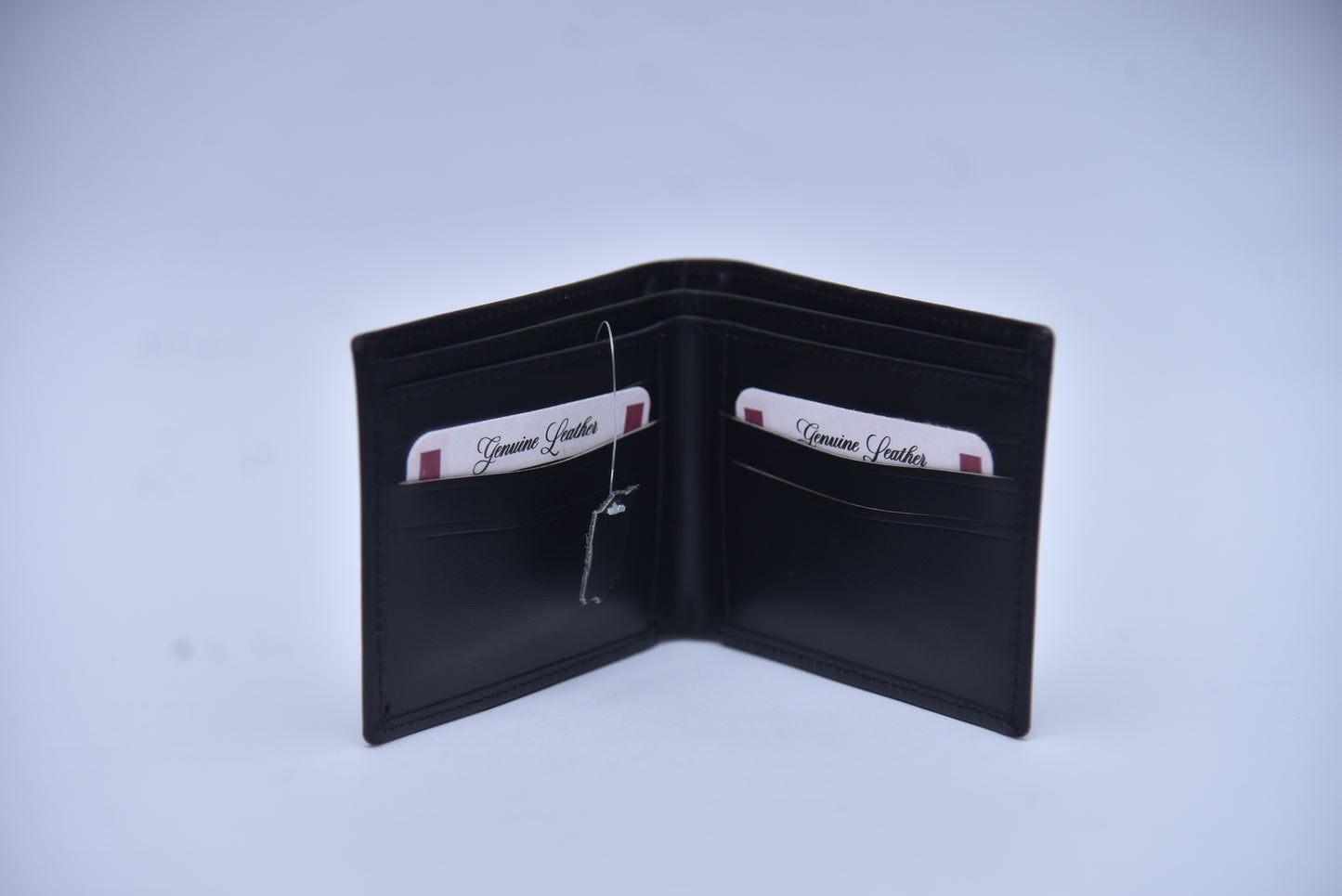 Genuine Leather Bi-Fold Wallet for Men