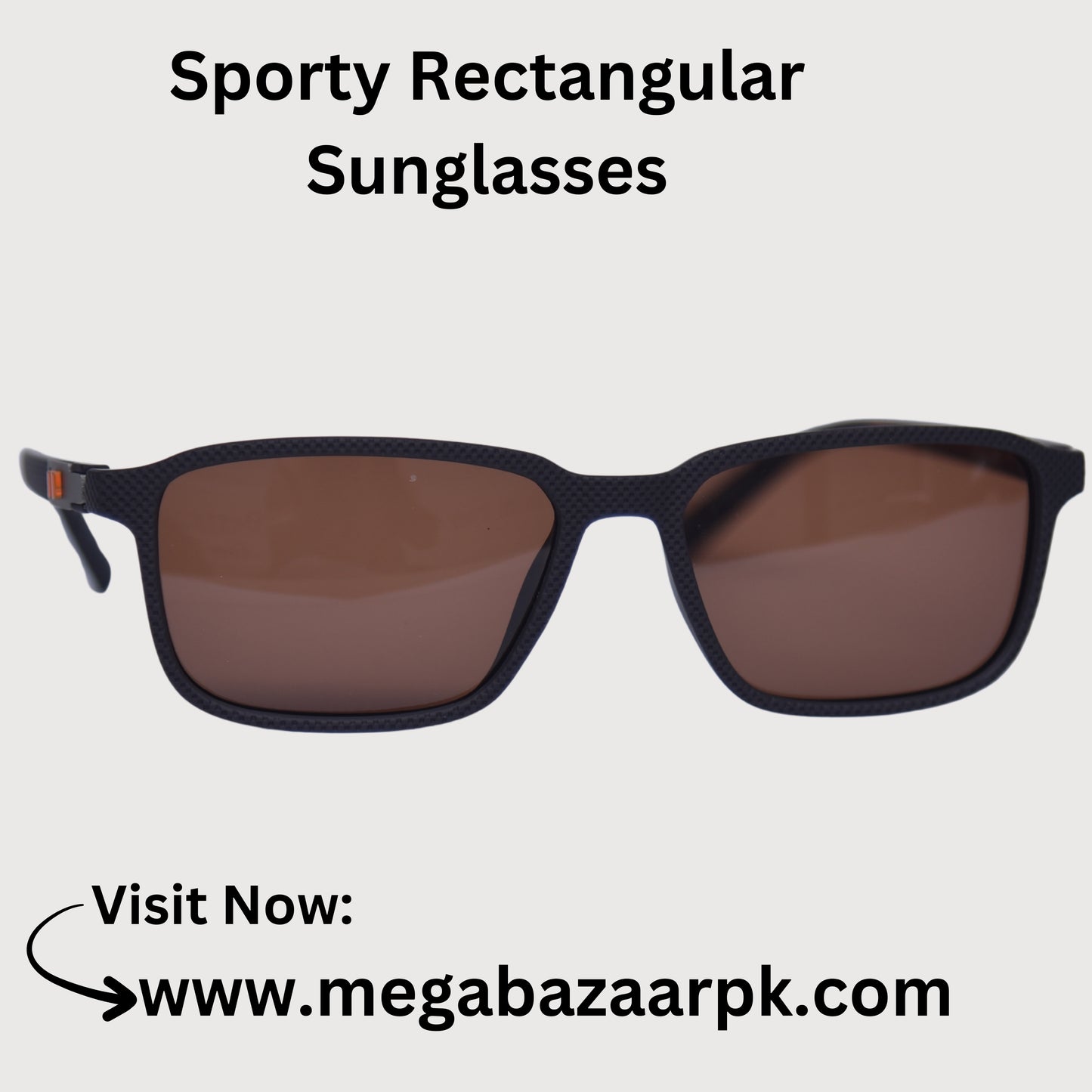 Sporty Rectangular Sunglasses