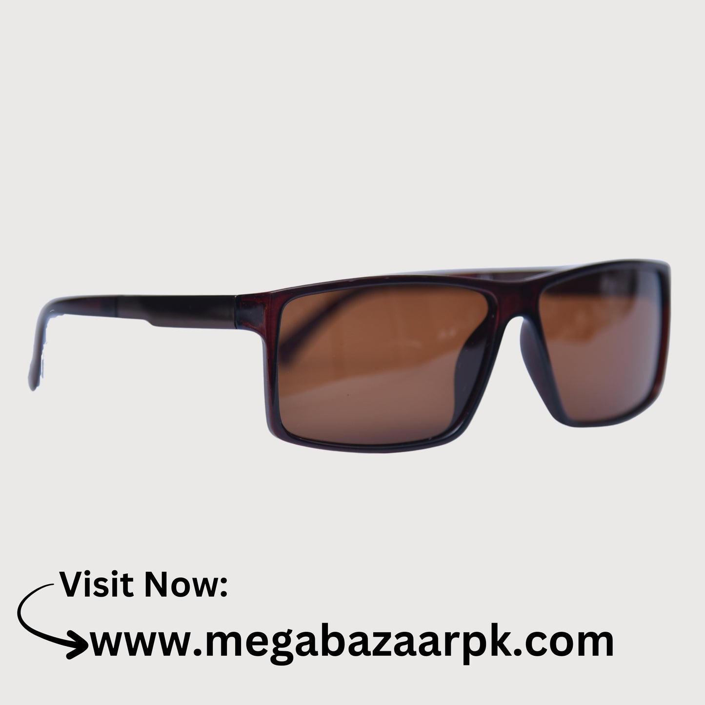 Sporty Rectangular Sunglasses