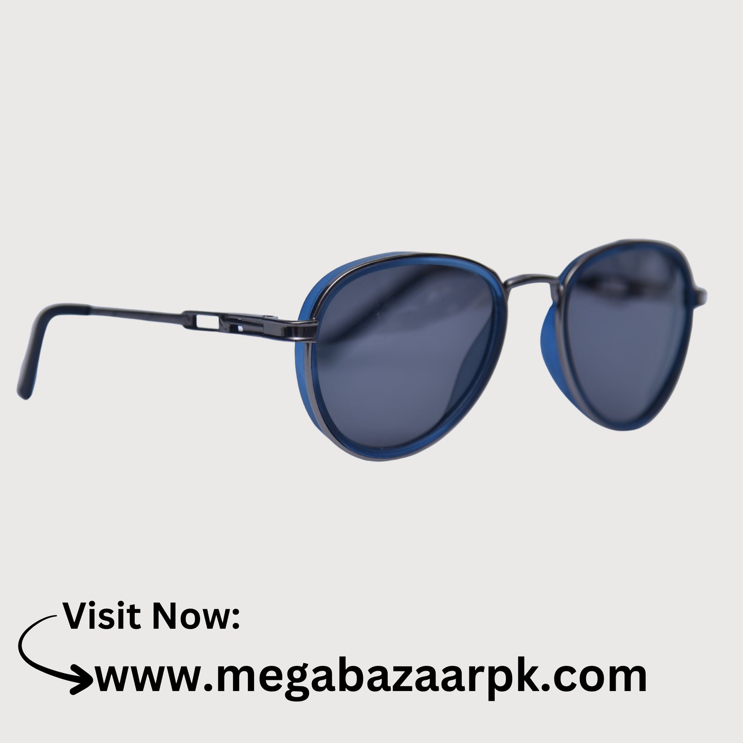 Modern Oval Aviator Sunglasses
