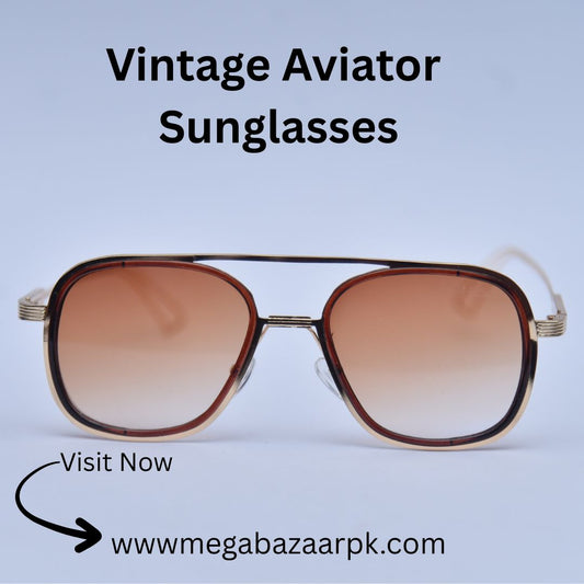 Vintage Aviator Sunglasses